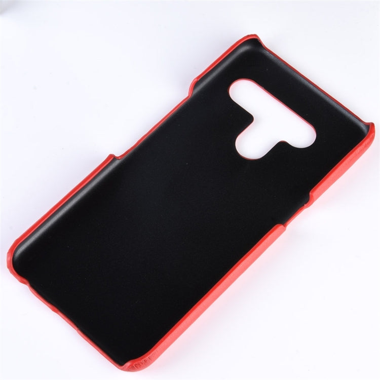 Shockproof Litchi Texture PC + PU Protective Case for LG V50 ThinQ 5G