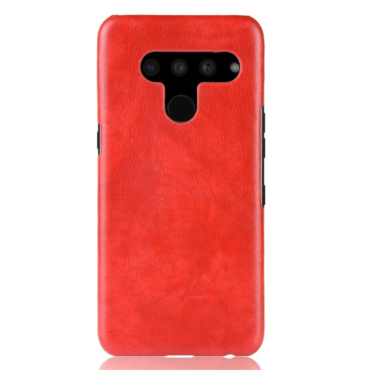 Shockproof Litchi Texture PC + PU Protective Case for LG V50 ThinQ 5G