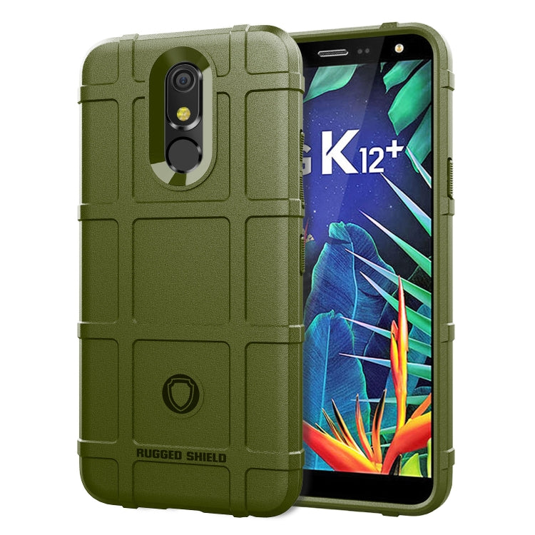 Shockproof Rugged Shield Full Coverage Protective Silicone Case for LG K12+