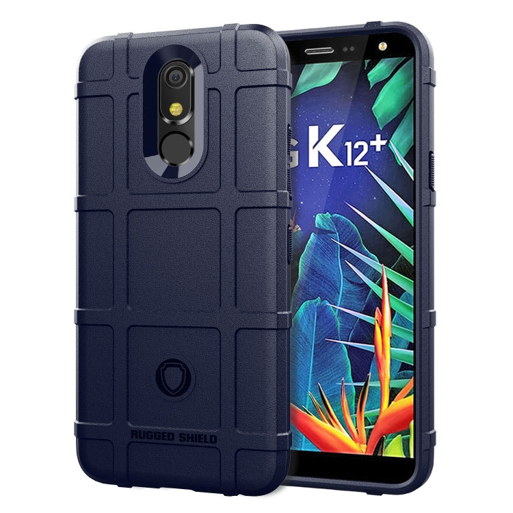 Shockproof Rugged Shield Full Coverage Protective Silicone Case for LG K12+
