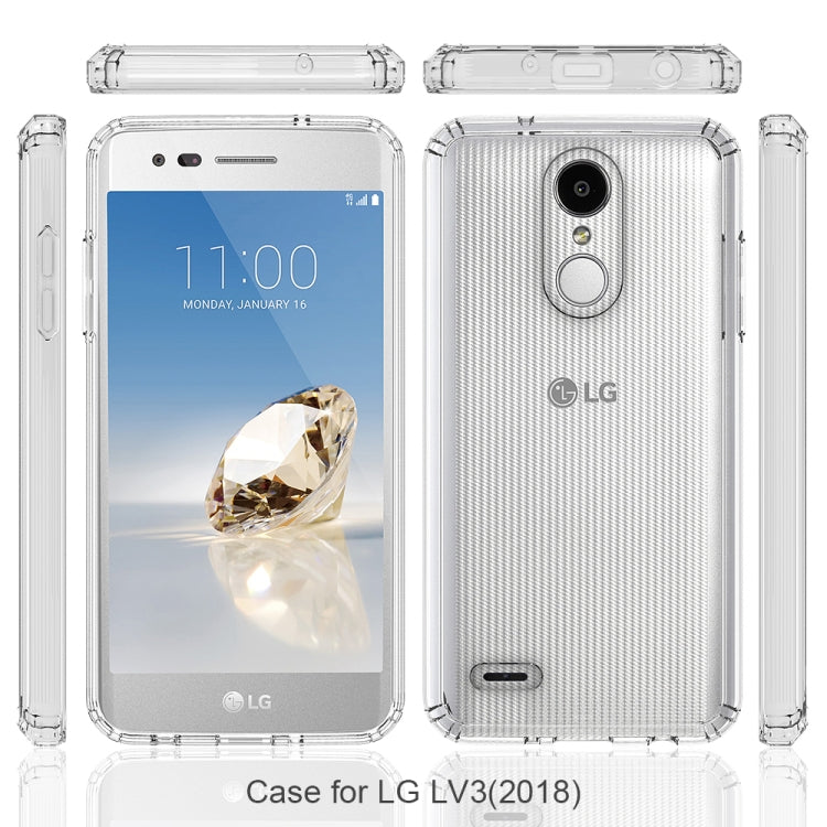 Scratchproof TPU + Acrylic Protective Case for LG K8 (2018)