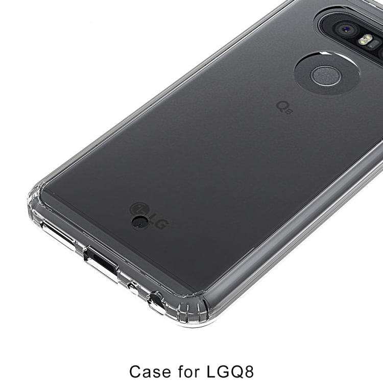 Scratchproof TPU + Acrylic Protective Case for LG Q8