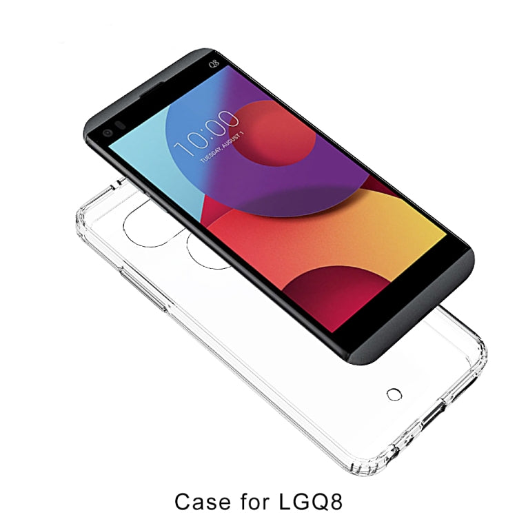 Scratchproof TPU + Acrylic Protective Case for LG Q8
