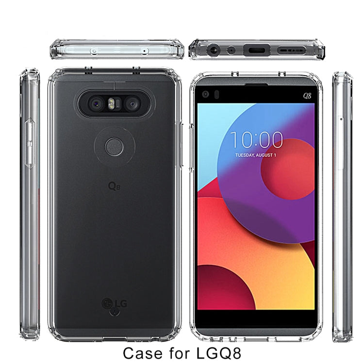 Scratchproof TPU + Acrylic Protective Case for LG Q8