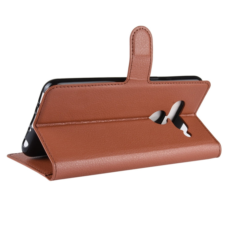 Litchi Texture Horizontal Flip Leather Case for LG V50 ThinQ 5G, with Wallet & Holder & Card Slots