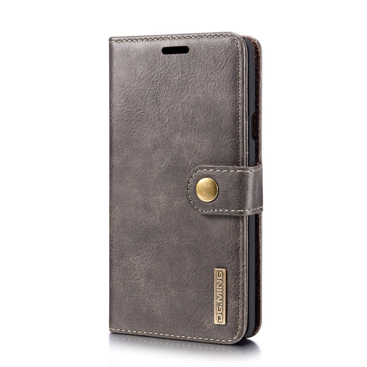 Crazy Horse Texture Flip Detachable Magnetic Leather Case for LG G7 ThinQ, with Holder & Card Slots & Wallet