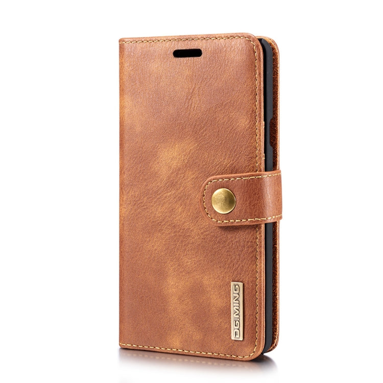 Crazy Horse Texture Flip Detachable Magnetic Leather Case for LG G7 ThinQ, with Holder & Card Slots & Wallet