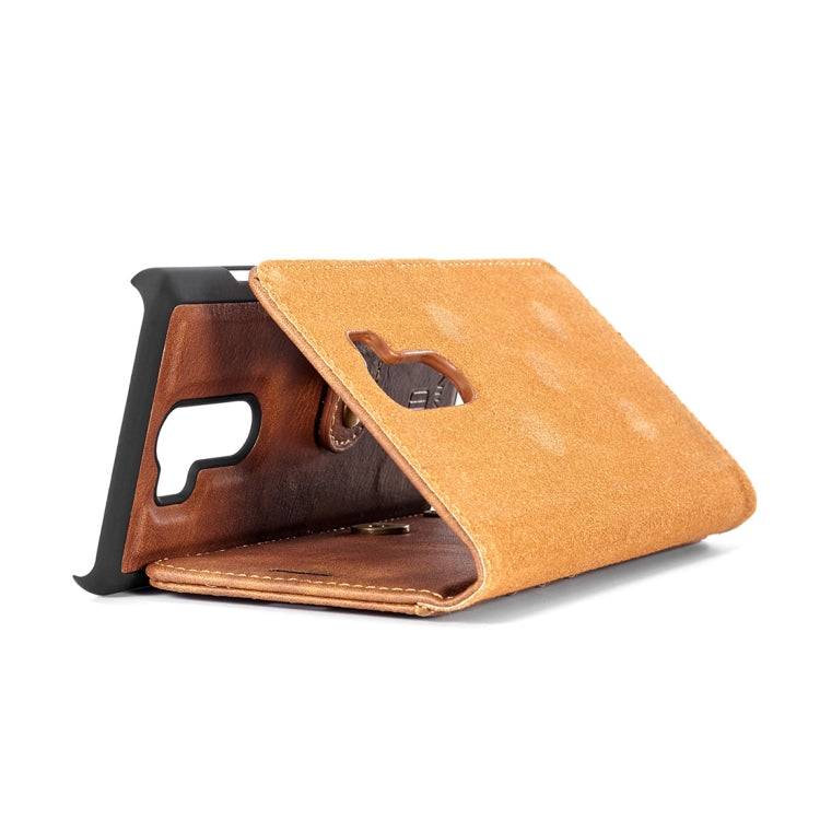 Crazy Horse Texture Flip Detachable Magnetic Leather Case for LG G7 ThinQ, with Holder & Card Slots & Wallet