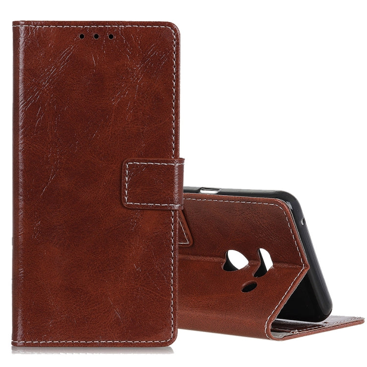 Retro Crazy Horse Texture Horizontal Flip Leather Case for LG G8s ThinQ, with Holder & Card Slots & Photo Frame