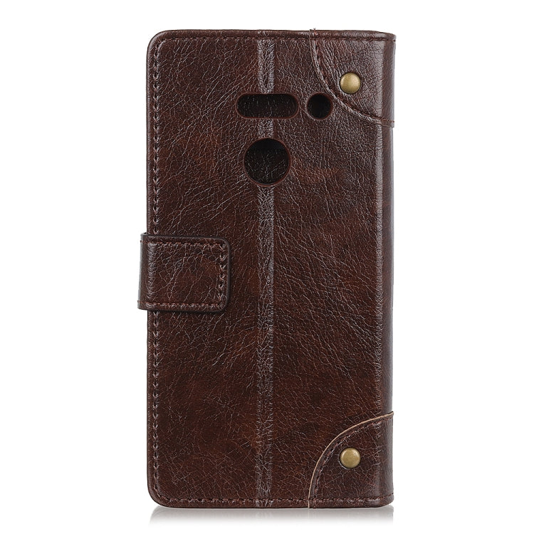 Copper Buckle Nappa Texture Horizontal Flip Leather Case for LG G8s ThinQ, with Holder & Card Slots & Wallet