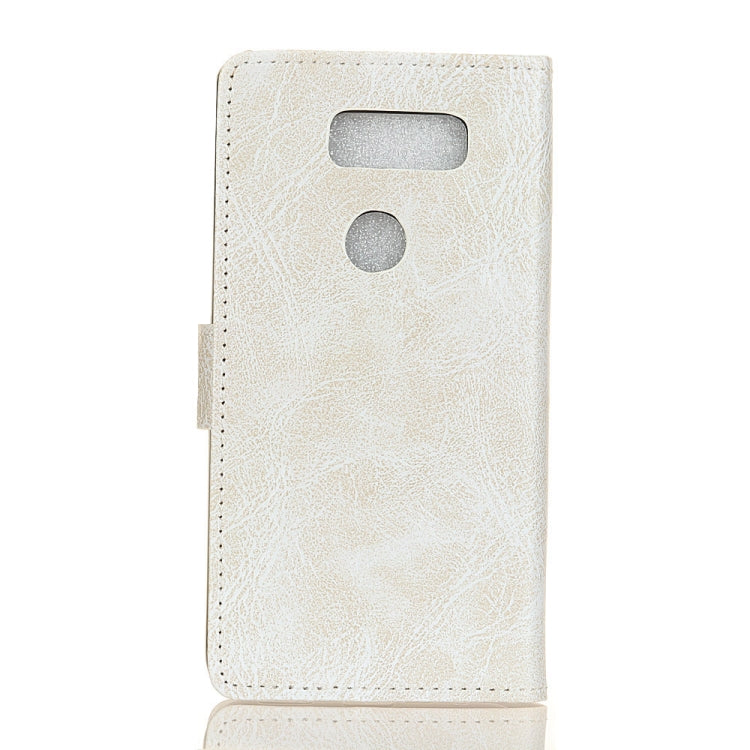 Retro Crazy Horse Texture Horizontal Flip Leather Case for LG Q60, with Holder & Card Slots & Photo Frame