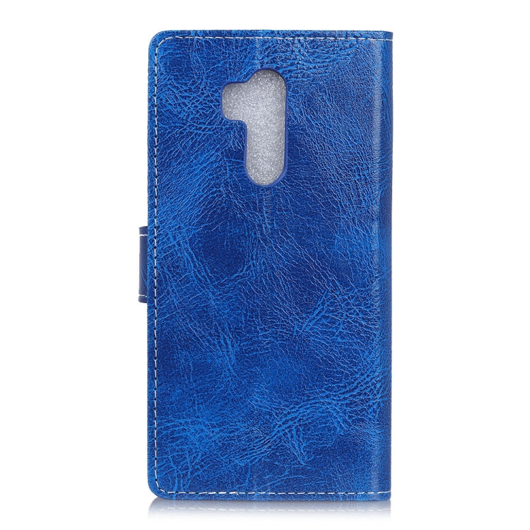 For LG G7 ThinQ Retro Crazy Horse Texture Horizontal Flip Leather Case with Holder & Card Slots & Wallet & Photo & Environmental PU
