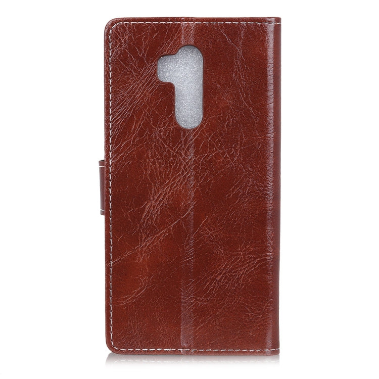 For LG G7 ThinQ Retro Crazy Horse Texture Horizontal Flip Leather Case with Holder & Card Slots & Wallet & Photo & Environmental PU