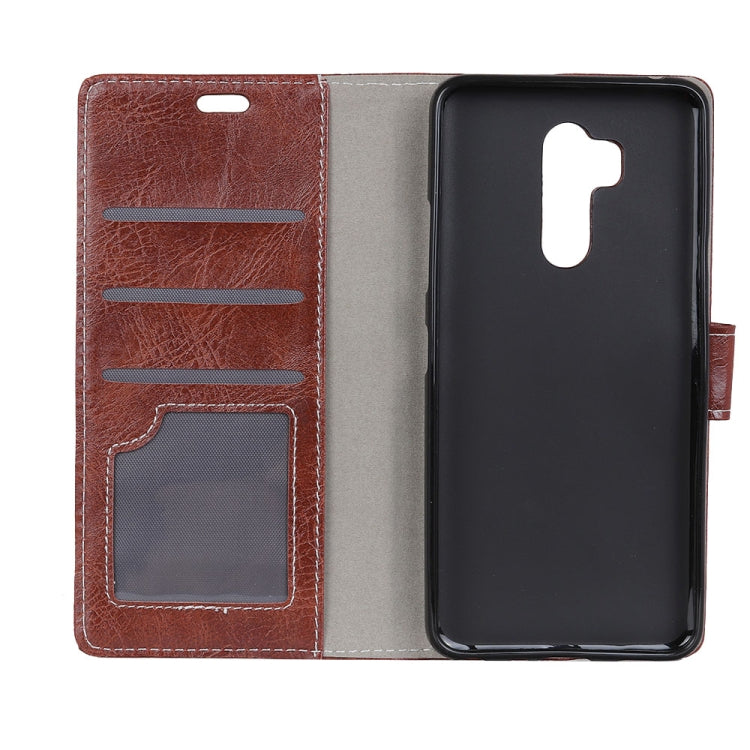 For LG G7 ThinQ Retro Crazy Horse Texture Horizontal Flip Leather Case with Holder & Card Slots & Wallet & Photo & Environmental PU