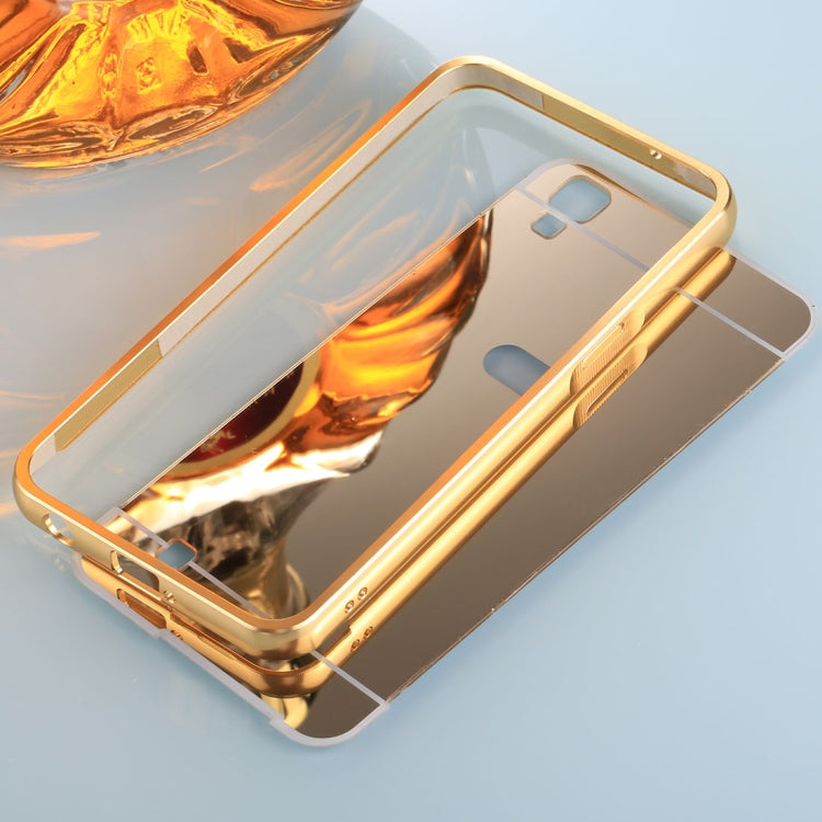 For LG X Power PC Electroplating Mirror Protective Back Cover Case