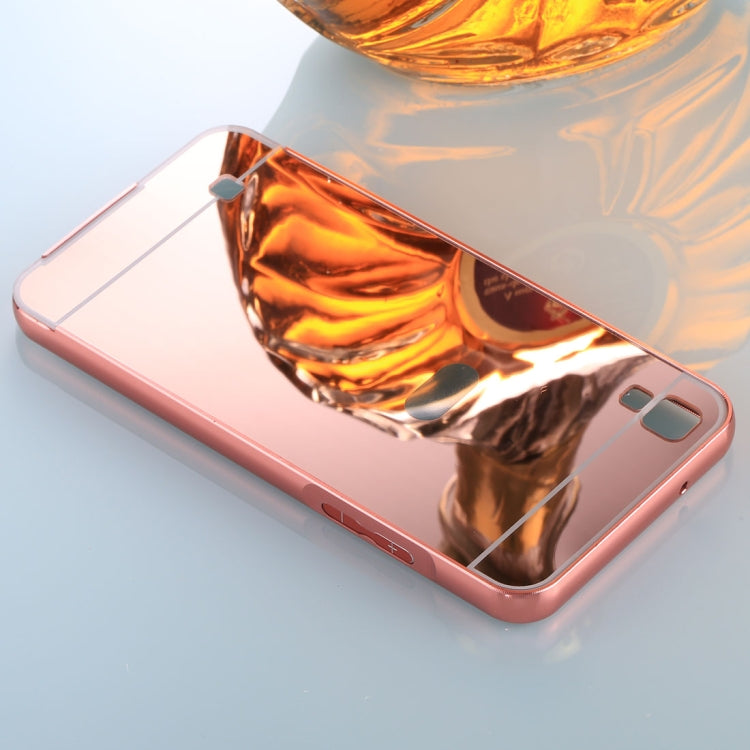 For LG X Power PC Electroplating Mirror Protective Back Cover Case