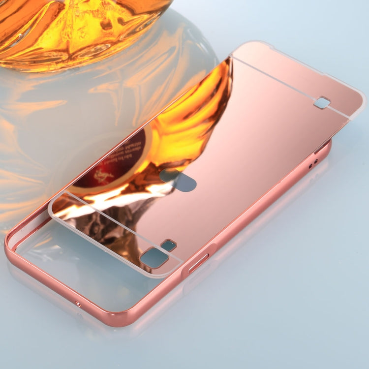 For LG X Power PC Electroplating Mirror Protective Back Cover Case