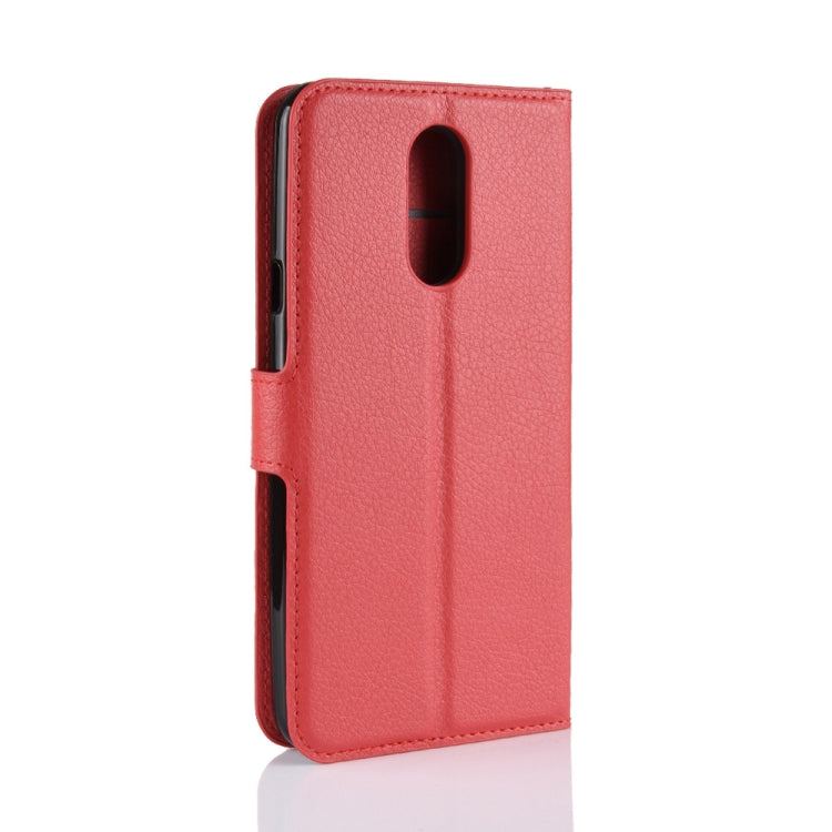 Litchi Texture Horizontal Flip Leather Case for LG Q Stylo 4, with Wallet & Holder & Card Slots