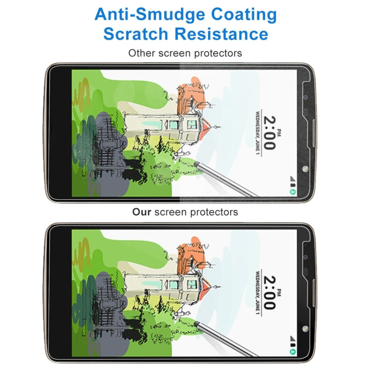 9H 2.5D Tempered Glass Film for LG Stylus 2 Plus