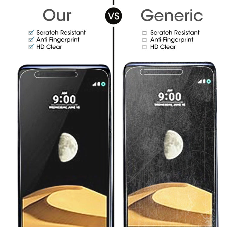 2 PCS 9H 2.5D Tempered Glass Film for LG X max