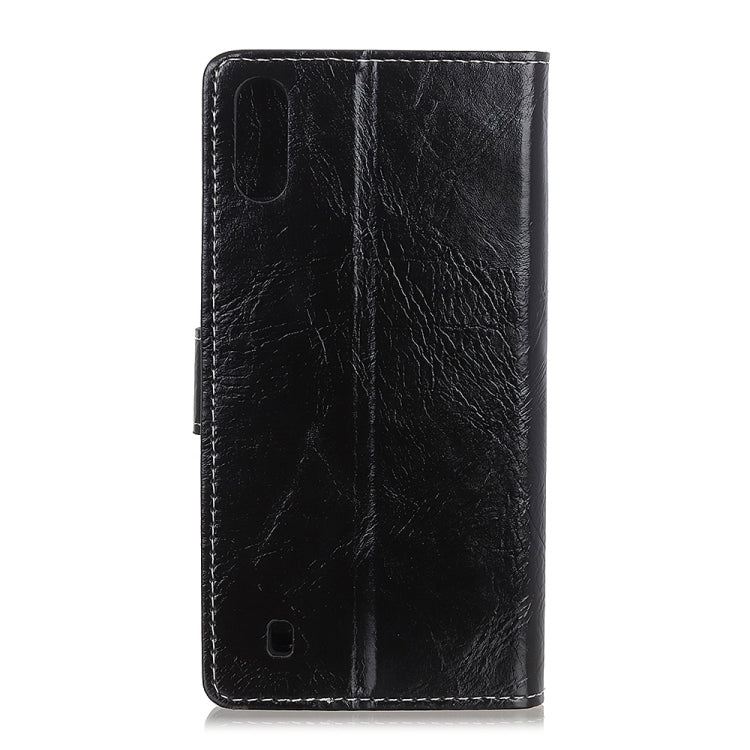 Retro Crazy Horse Texture Horizontal Flip Leather Case For Galaxy A10,with Holder & Card Slots & Wallet & Photo & Environmental PU