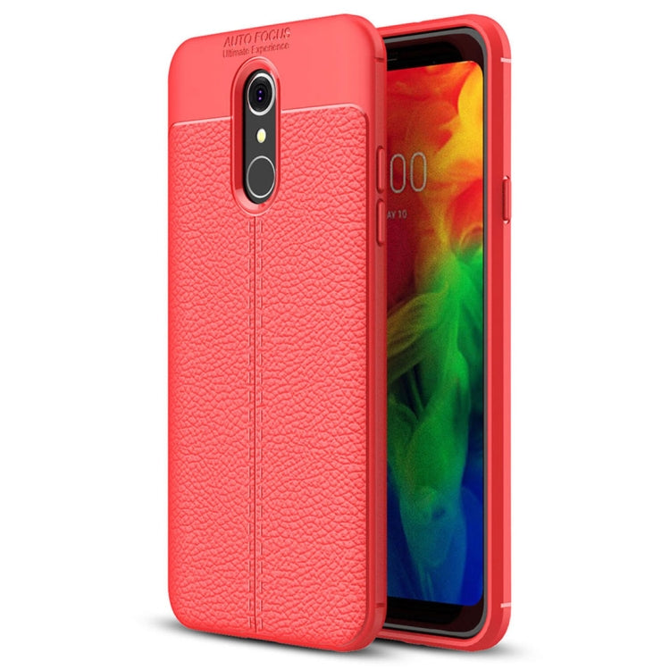 Litchi Texture TPU Protective Case for LG Q7 ThinQ
