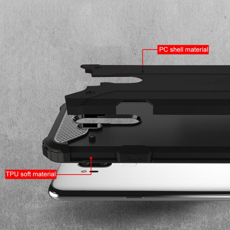 For LG G7 ThinQ Full-body Rugged TPU + PC Combination Back Cover Case