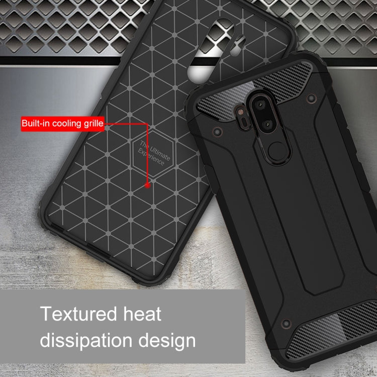 For LG G7 ThinQ Full-body Rugged TPU + PC Combination Back Cover Case