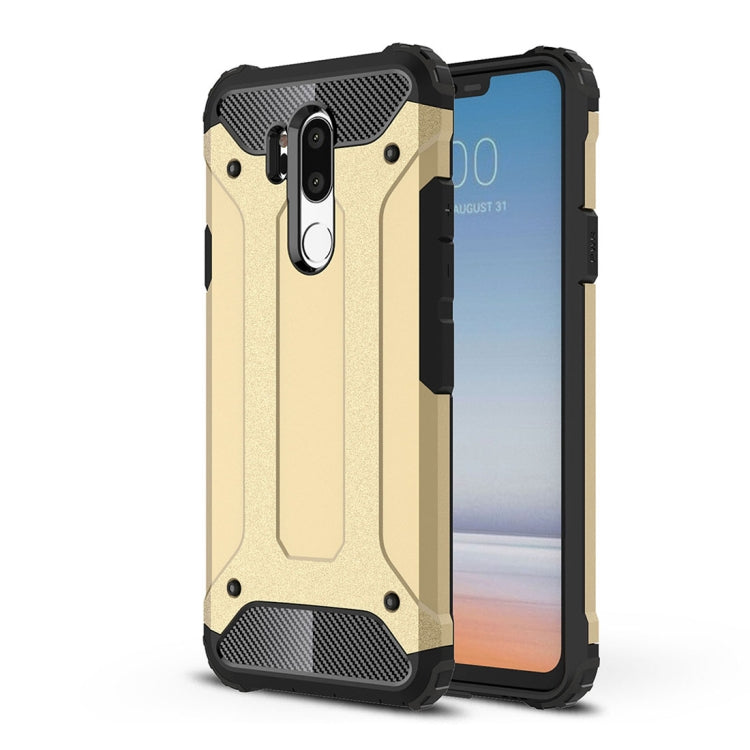 For LG G7 ThinQ Full-body Rugged TPU + PC Combination Back Cover Case