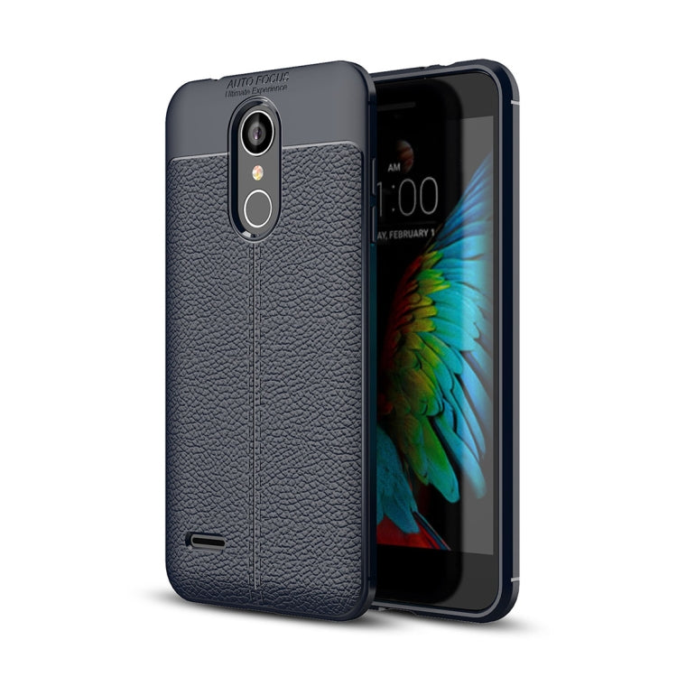 For LG K8 (2018) Litchi Texture Soft TPU Protective Back Cover Case