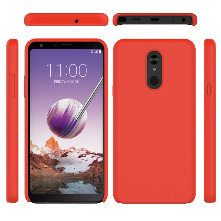 Solid Color Liquid Silicone Dropproof Protective Case for LG Q Stylo 5