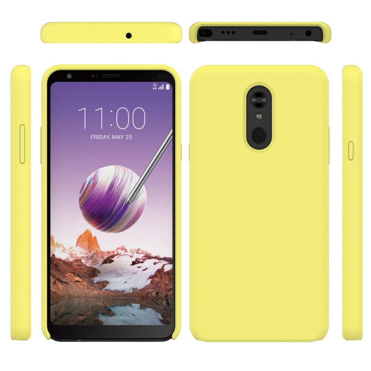 Solid Color Liquid Silicone Dropproof Protective Case for LG Q Stylo 5