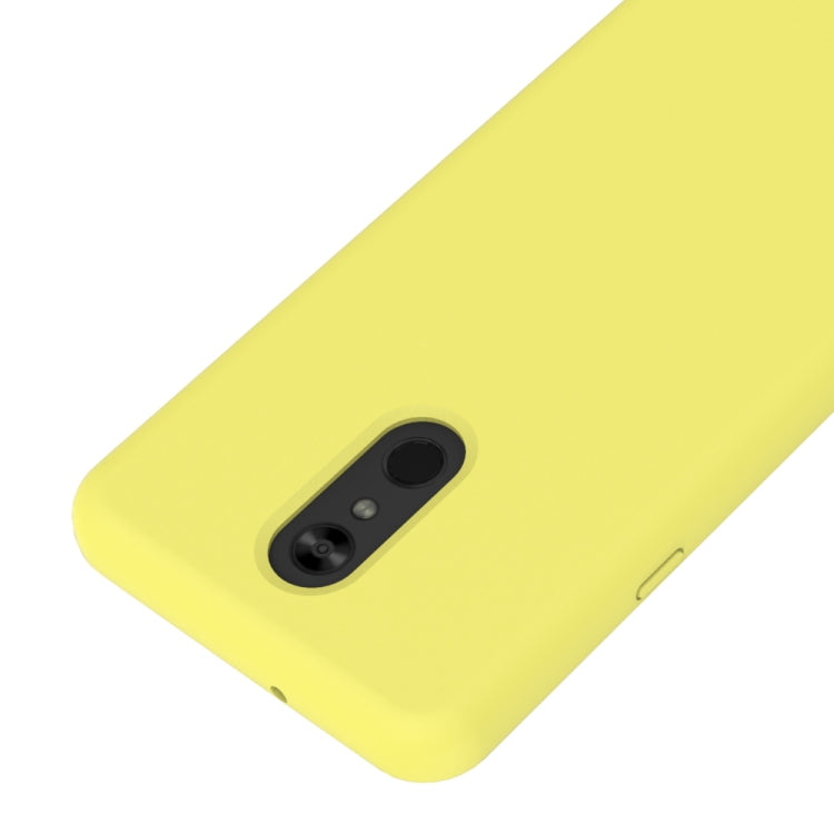 Solid Color Liquid Silicone Dropproof Protective Case for LG Q Stylo 5