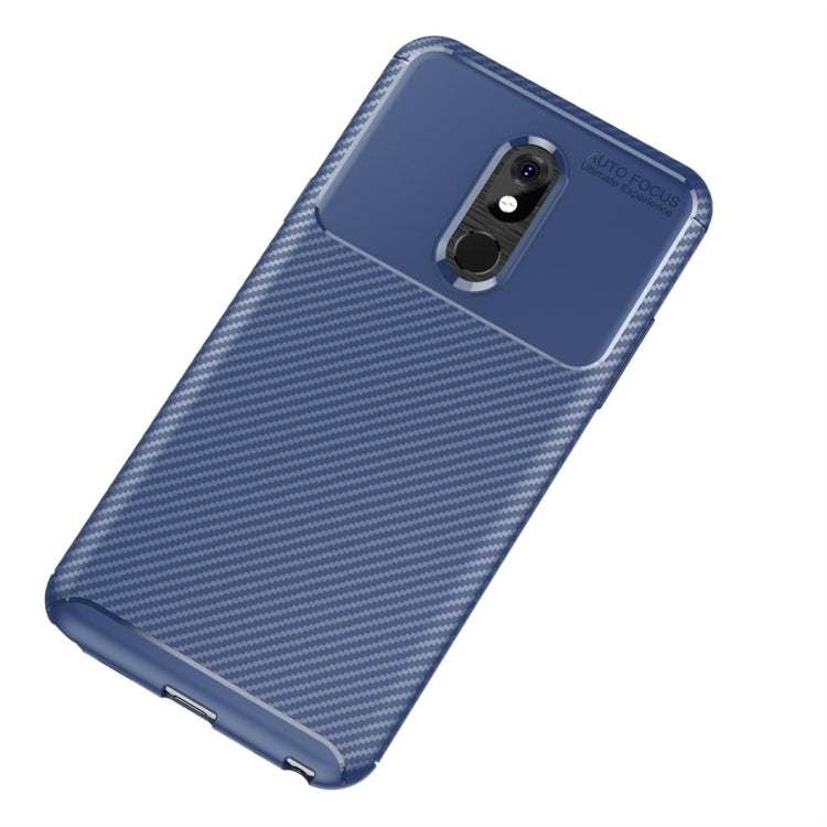 Carbon Fiber Texture Shockproof TPU Case for LG Q Stylo 5