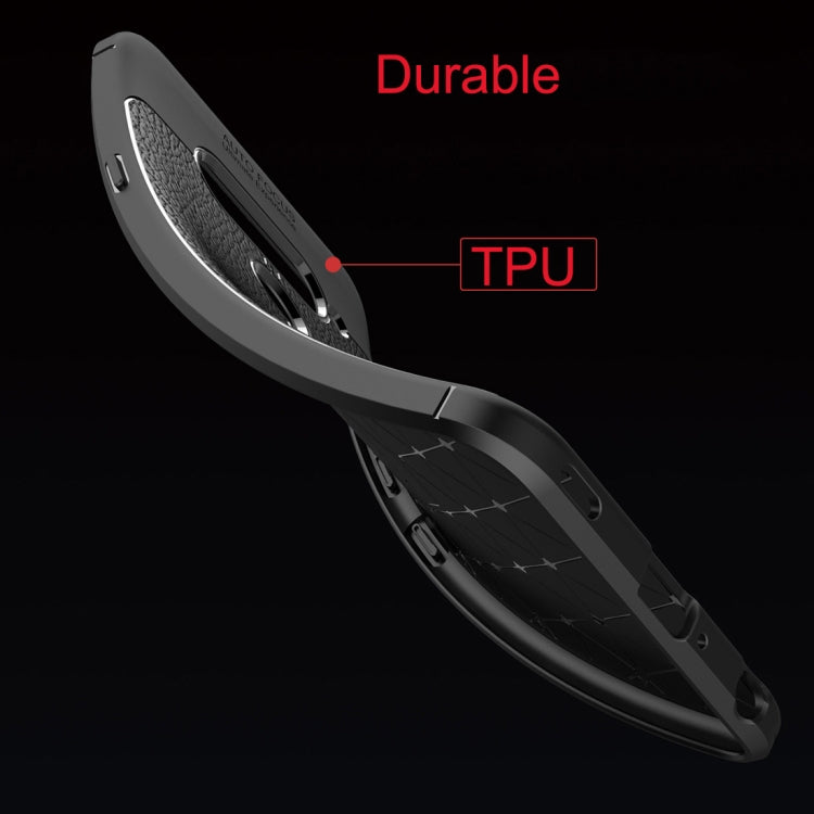 Litchi Texture TPU Shockproof Case for LG V40 ThinQ