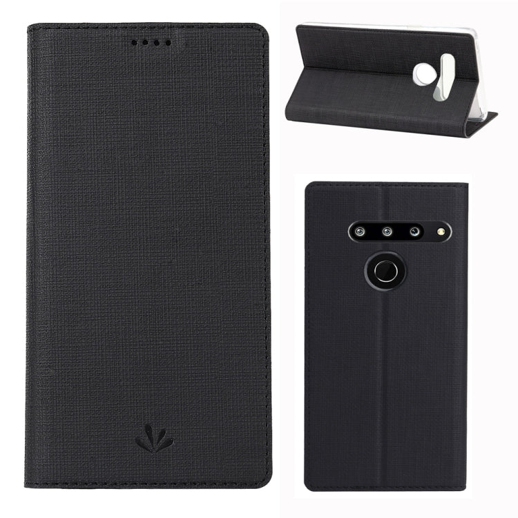 ViLi Texture PU Leather Case for LG G8 ThinQ ,with Holder & Card Slots & Wallet