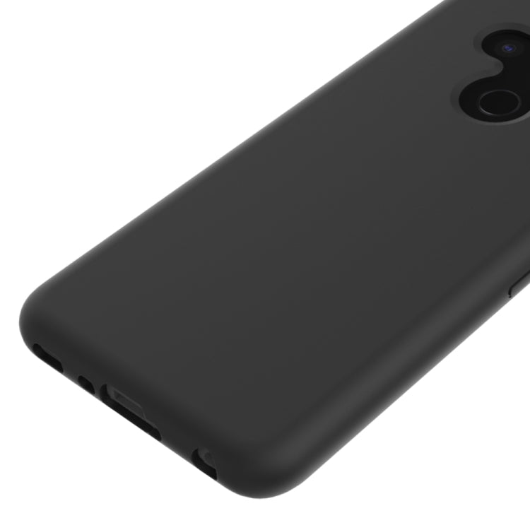 Solid Color Liquid Silicone Dropproof Protective Case for LG V50 ThinQ