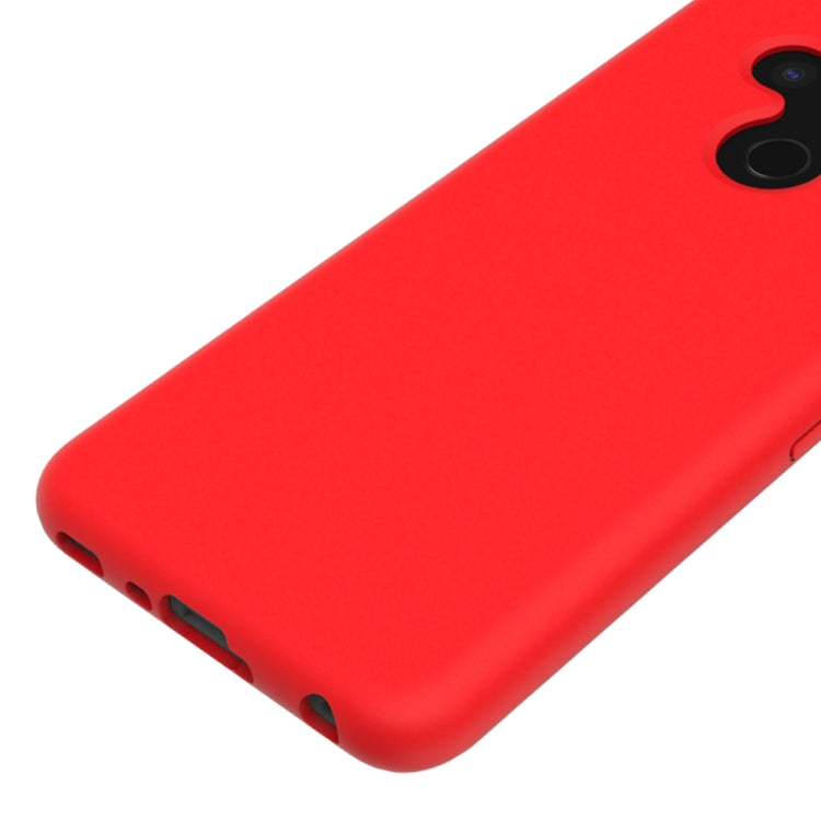 Solid Color Liquid Silicone Dropproof Protective Case for LG V50 ThinQ