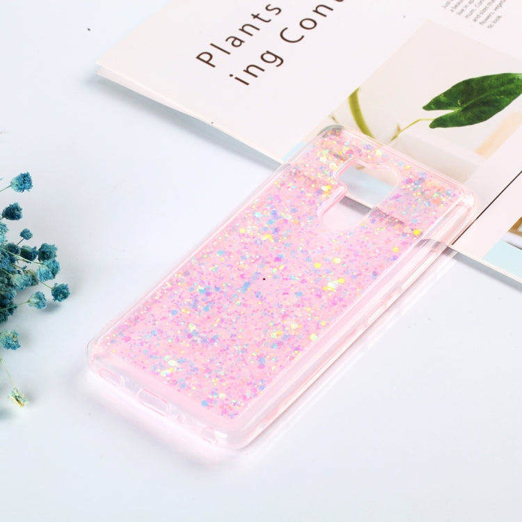 Colorful Glitter Powder Style Protective Soft Cover for LG G7 ThinQ