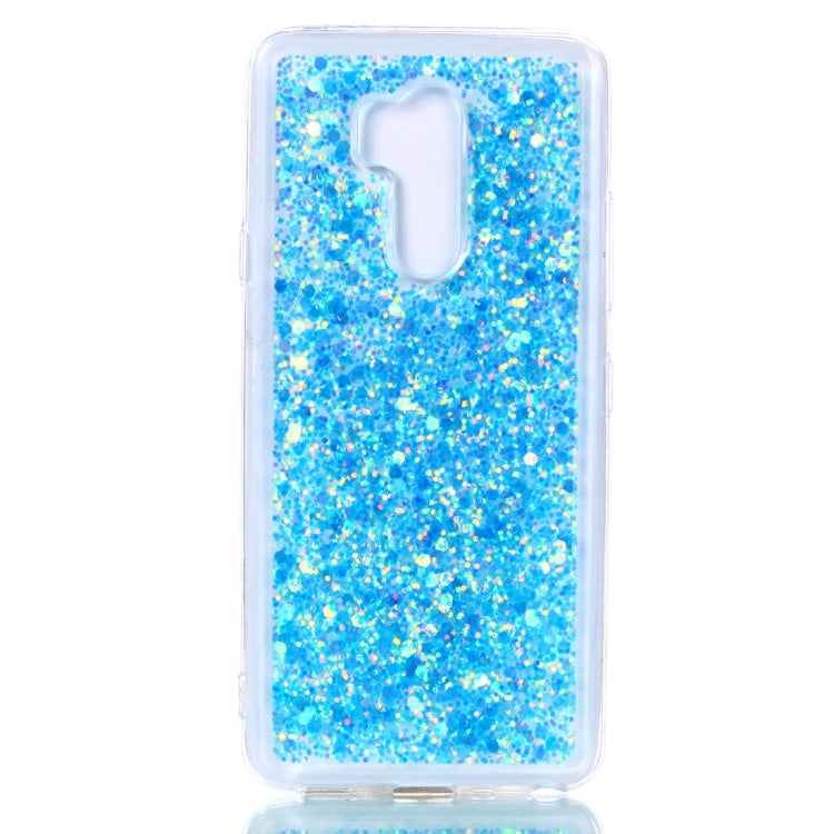 Colorful Glitter Powder Style Protective Soft Cover for LG G7 ThinQ