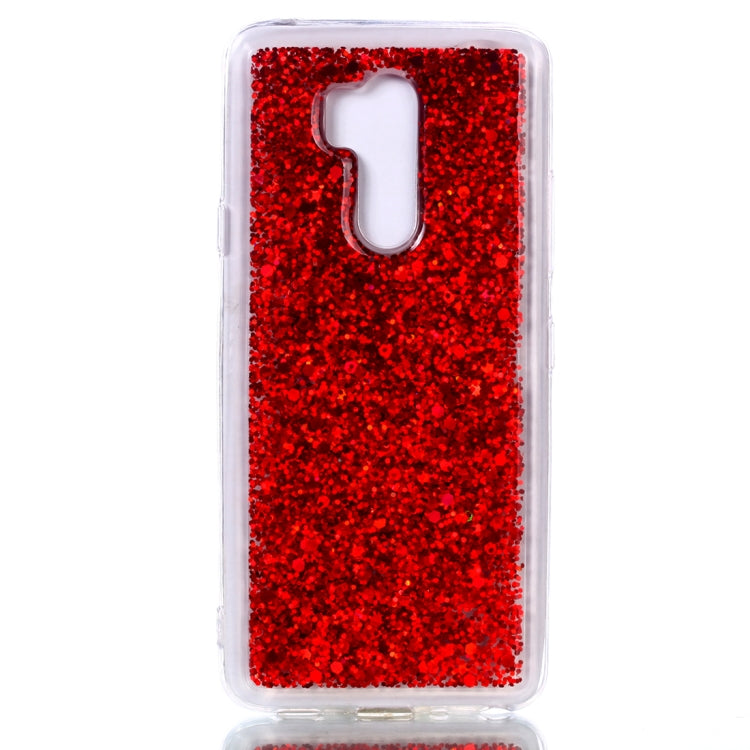 Colorful Glitter Powder Style Protective Soft Cover for LG G7 ThinQ