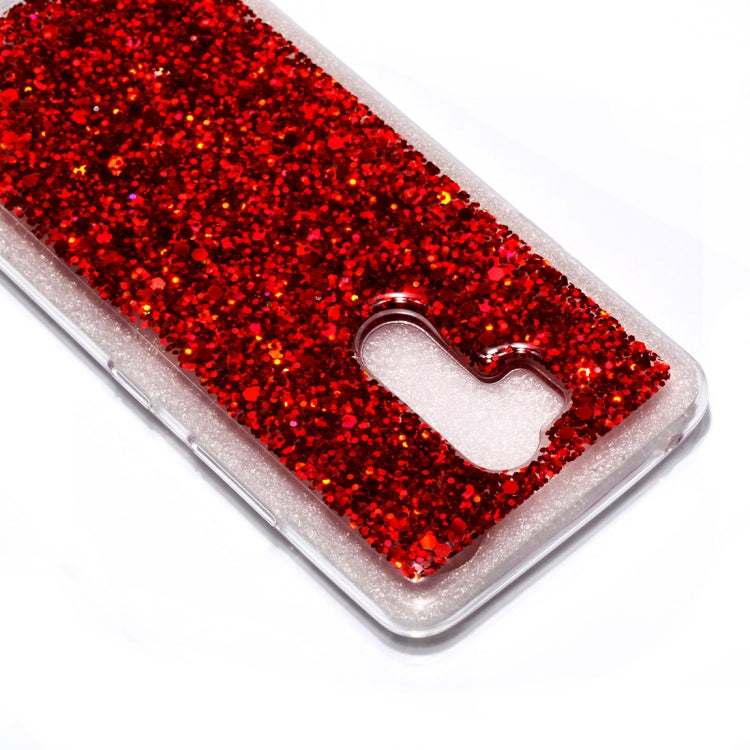 Colorful Glitter Powder Style Protective Soft Cover for LG G7 ThinQ
