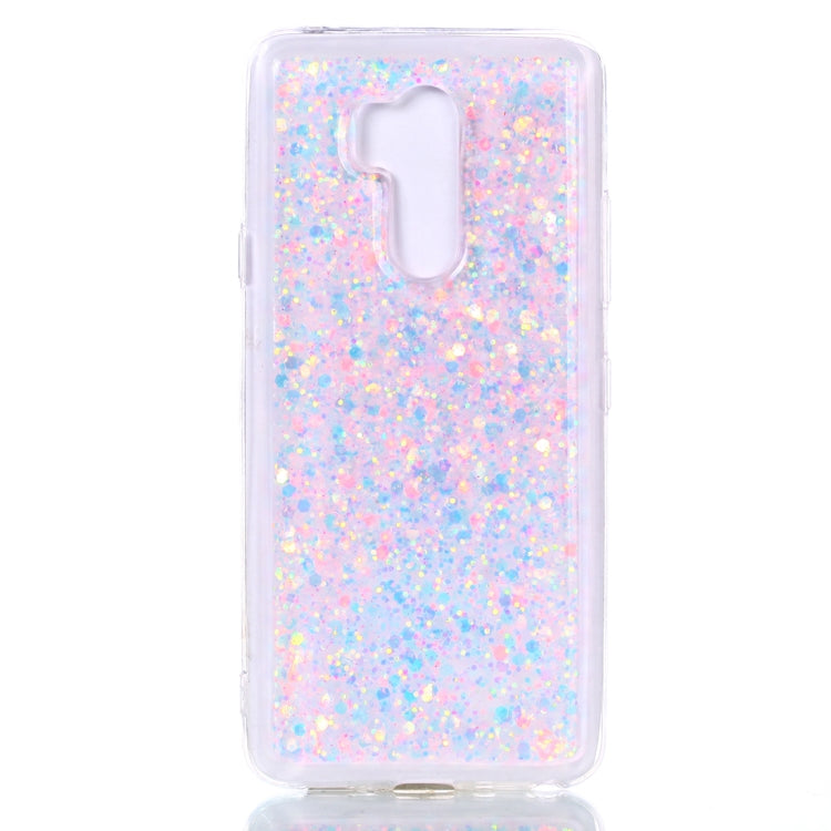 Colorful Glitter Powder Style Protective Soft Cover for LG G7 ThinQ