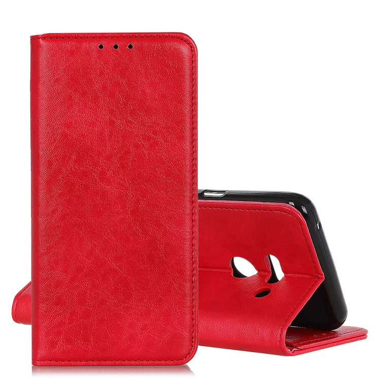 Magnetic Retro Crazy Horse Texture Horizontal Flip Leather Case for LG G8 ThinQ, with Holder & Card Slots & Photo Frame