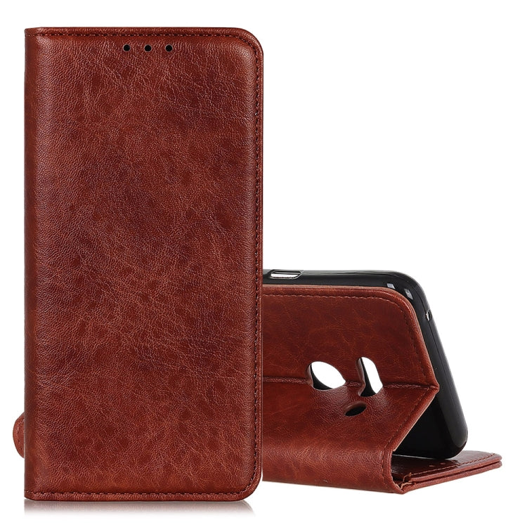 Magnetic Retro Crazy Horse Texture Horizontal Flip Leather Case for LG G8 ThinQ, with Holder & Card Slots & Photo Frame