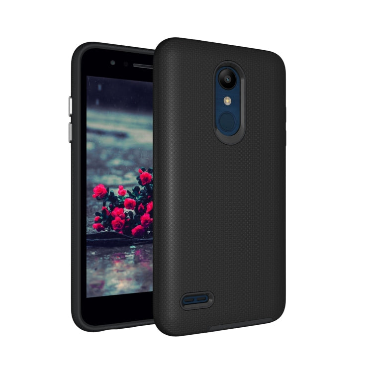 Anti-slip Armor Texture TPU + PC Case for LG K10 (2018)