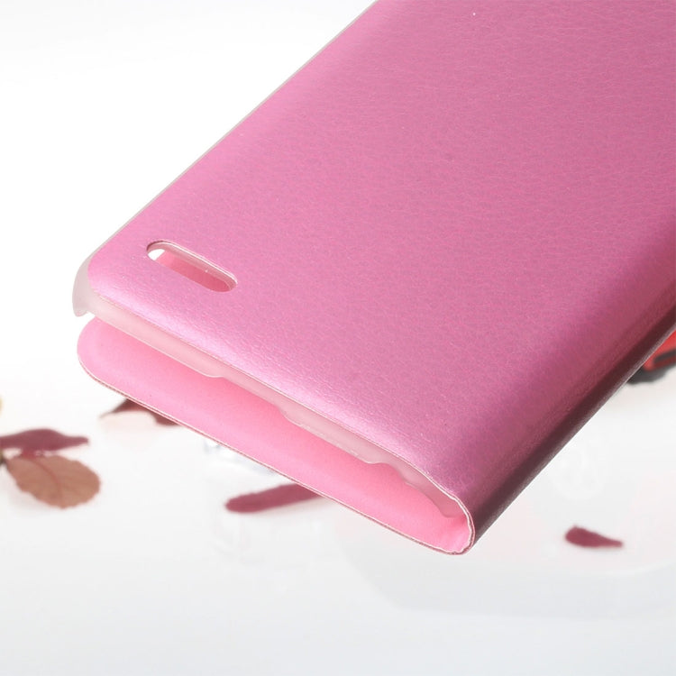 For LG Q6 Litchi Texture Horizontal Flip Leather Case with Call Display ID & Sleep / Wake-up Function