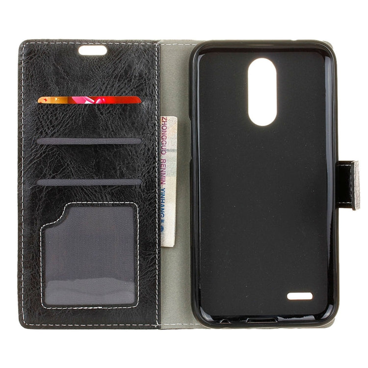For LG K10 (2018) Retro Crazy Horse Texture Horizontal Flip Leather Case with Holder & Card Slots & Wallet & Photo Frame