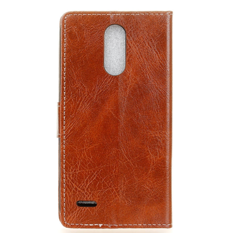 For LG K10 (2018) Retro Crazy Horse Texture Horizontal Flip Leather Case with Holder & Card Slots & Wallet & Photo Frame