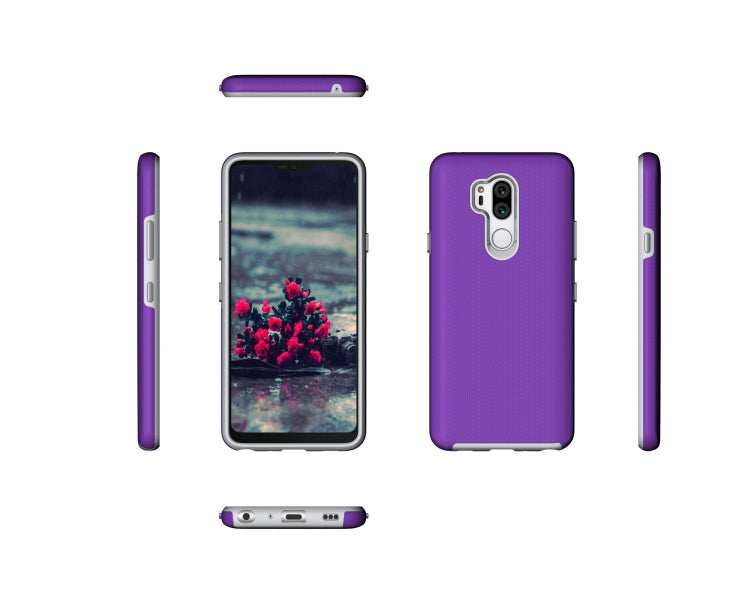 Anti-slip Armor Texture TPU + PC Case for LG G7 ThinQ